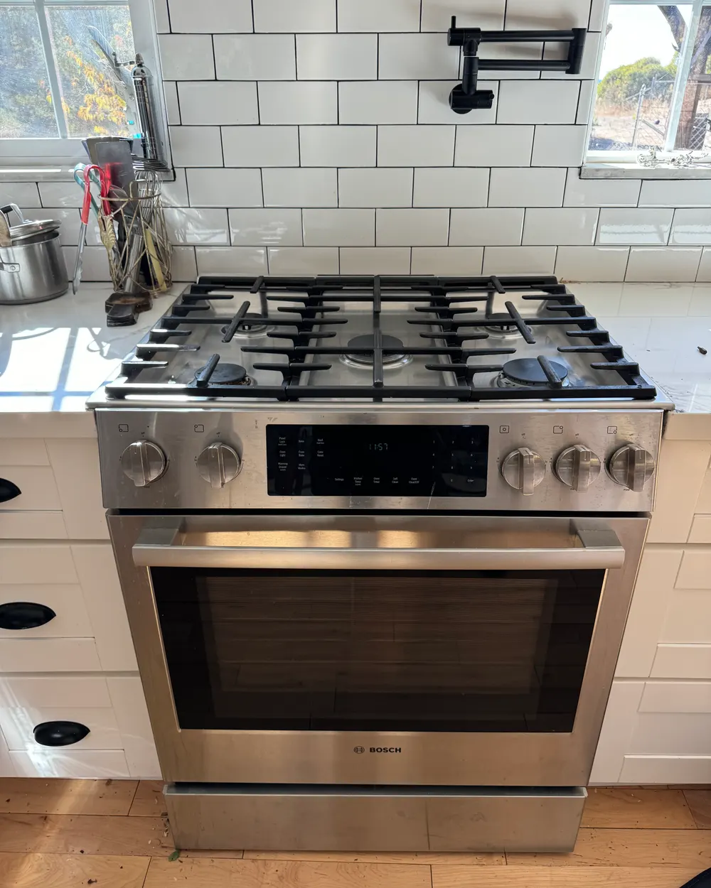 Bosch wall oven and gas cooktop serviced in North County