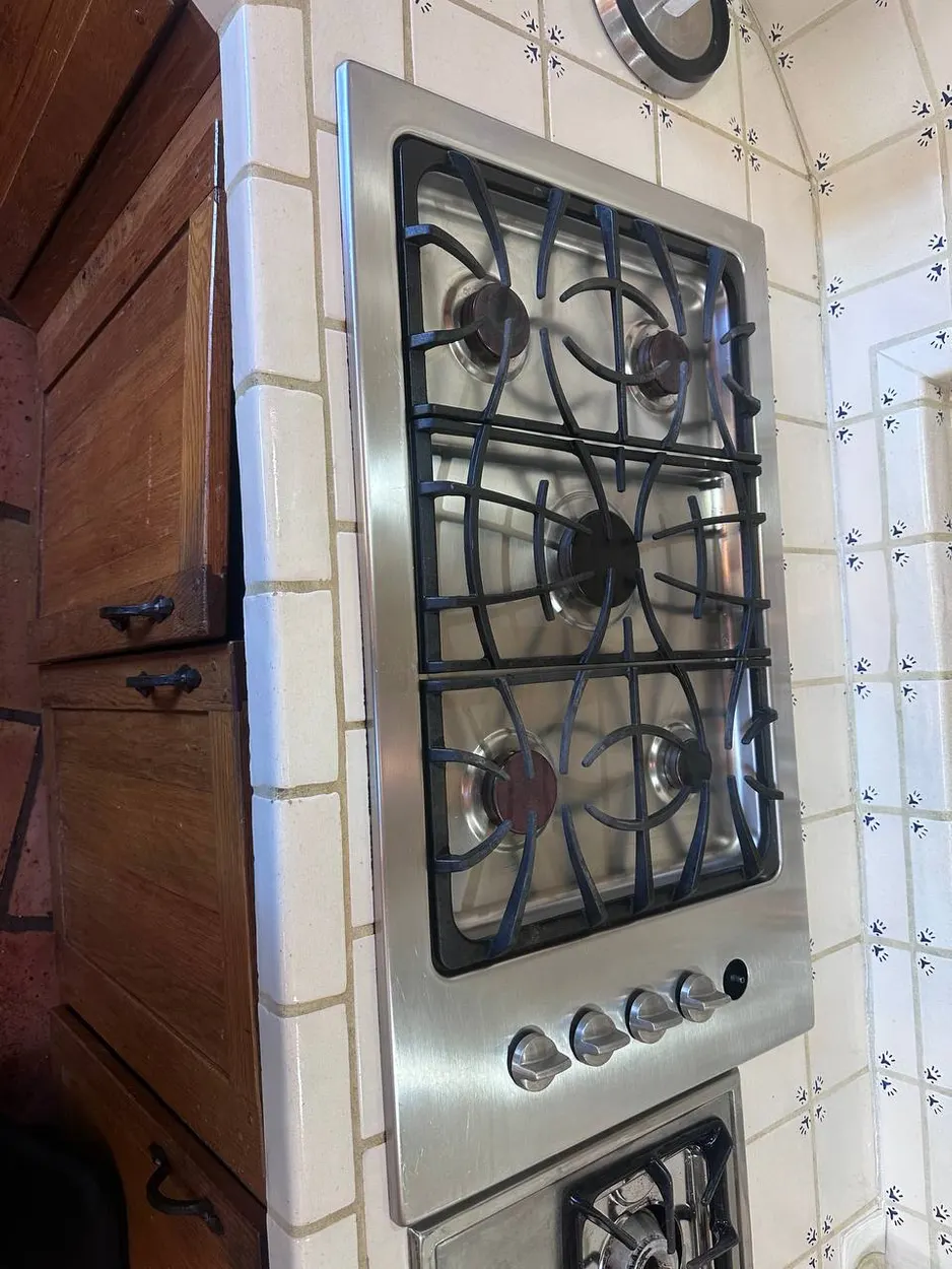 Gas cooktop serviced in a 4S Ranch kitchen