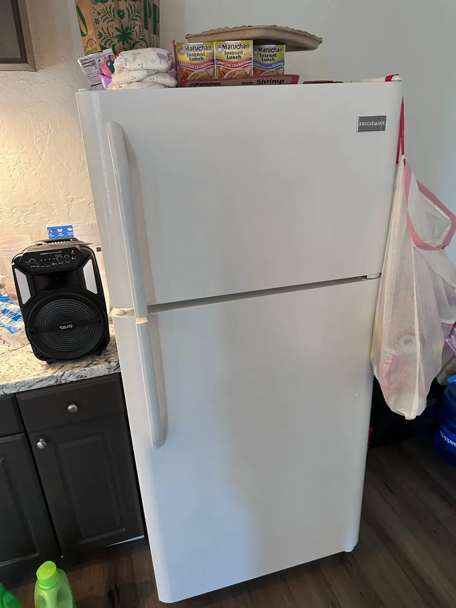 Frigidaire refrigerator serviced during a house call in Escondido