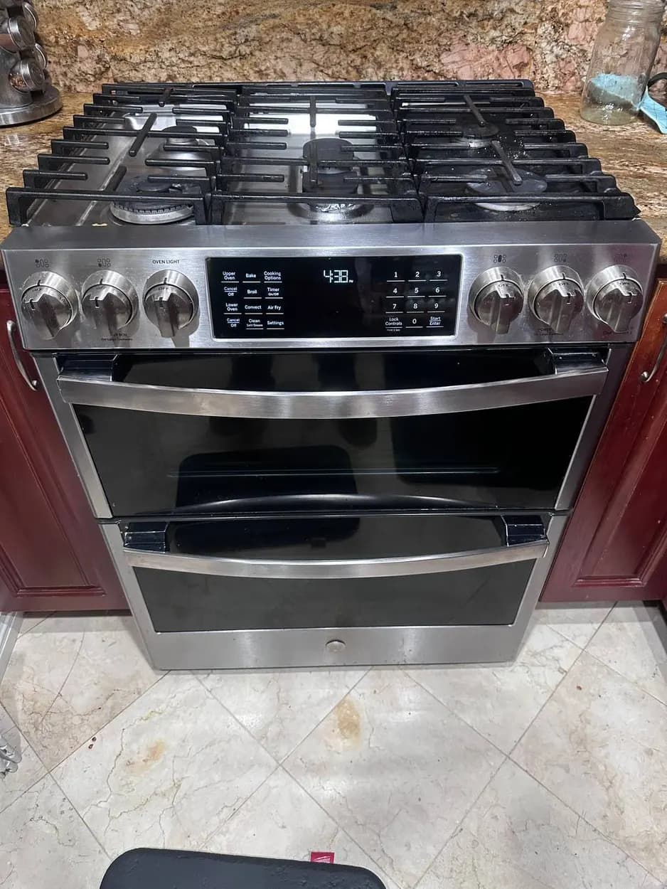 GE double-oven range serviced in North County