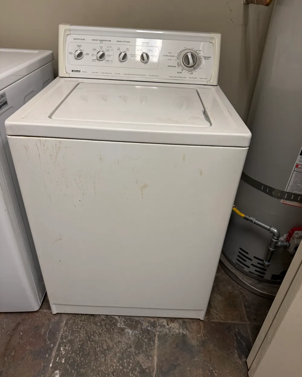 Kenmore top-load washer serviced in an Escondido home