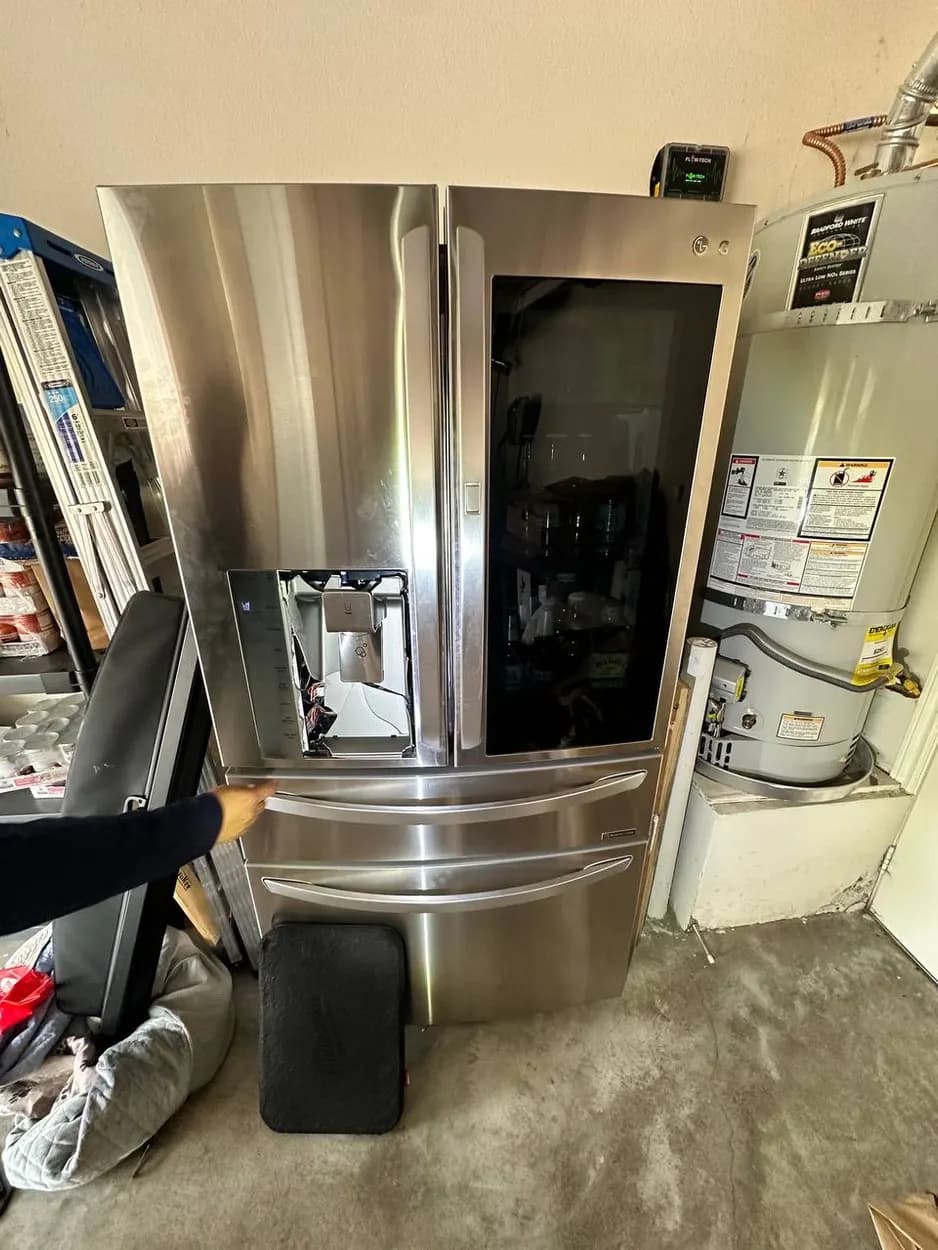 LG French-door refrigerator serviced during a North County visit