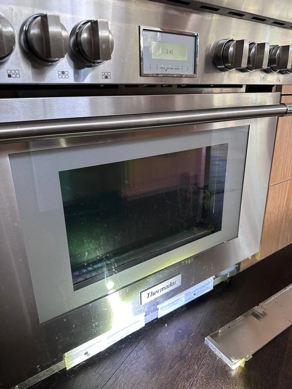 Thermador wall oven serviced during a North County repair visit