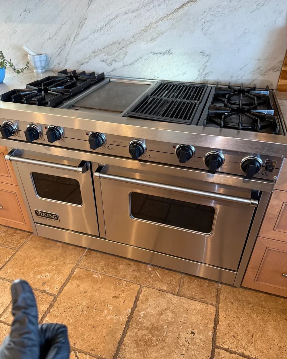 Viking wall oven serviced in an Escondido kitchen
