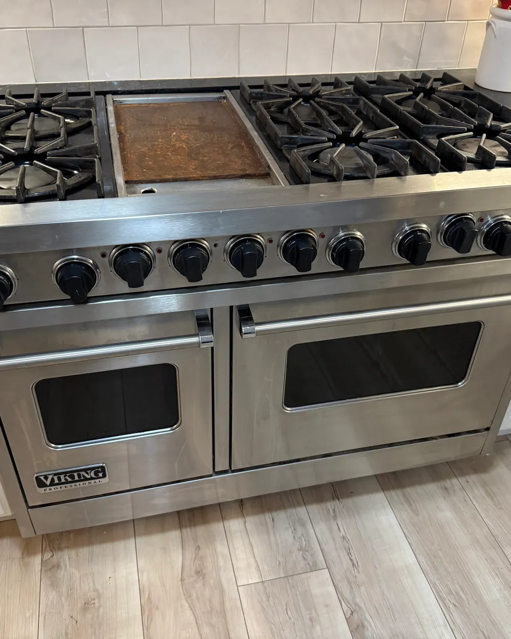 Viking 48-inch dual-fuel range serviced in Escondido