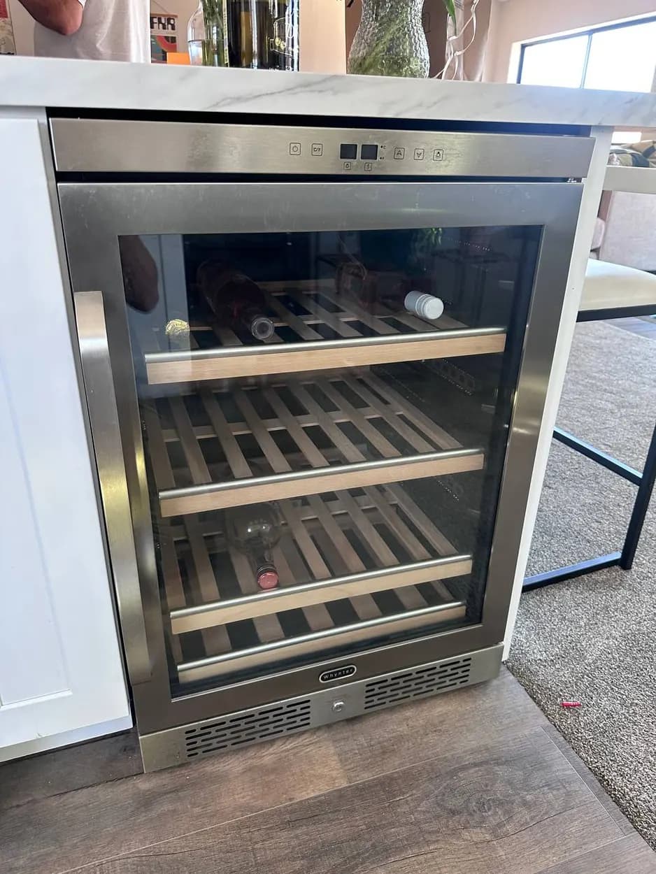 Wine cooler serviced during a visit in 4S Ranch