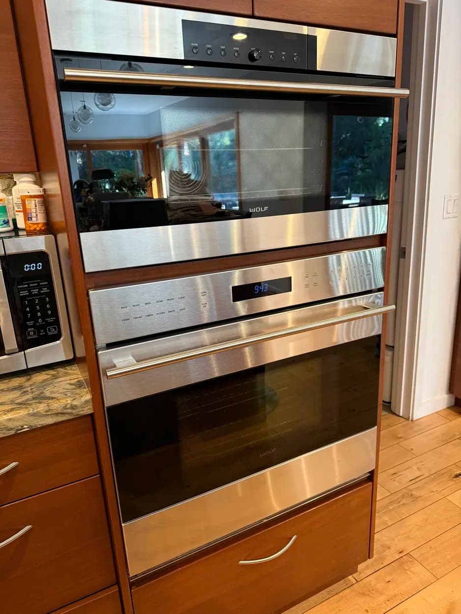 Wolf wall oven serviced during a Rancho Bernardo repair